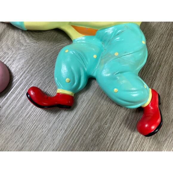 Vintage‎ UCGC Japan Ceramic Clown with Balloons Wall Hanging Decor - Picture 4 of 8